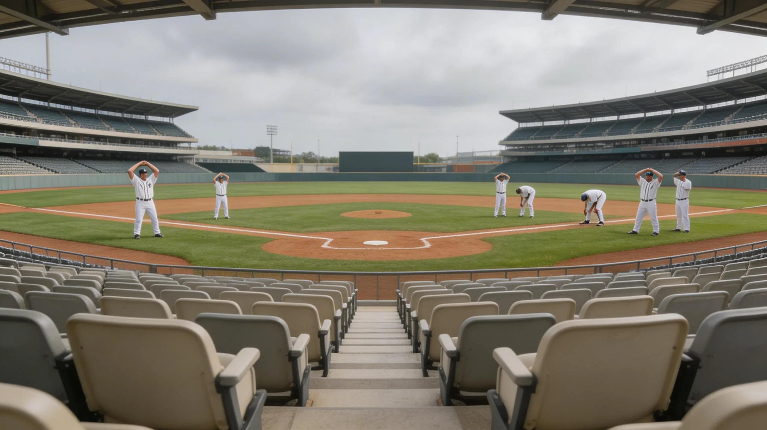 Professional baseball stadium with a clear view of the playing field representing the regulated UK sports betting environment